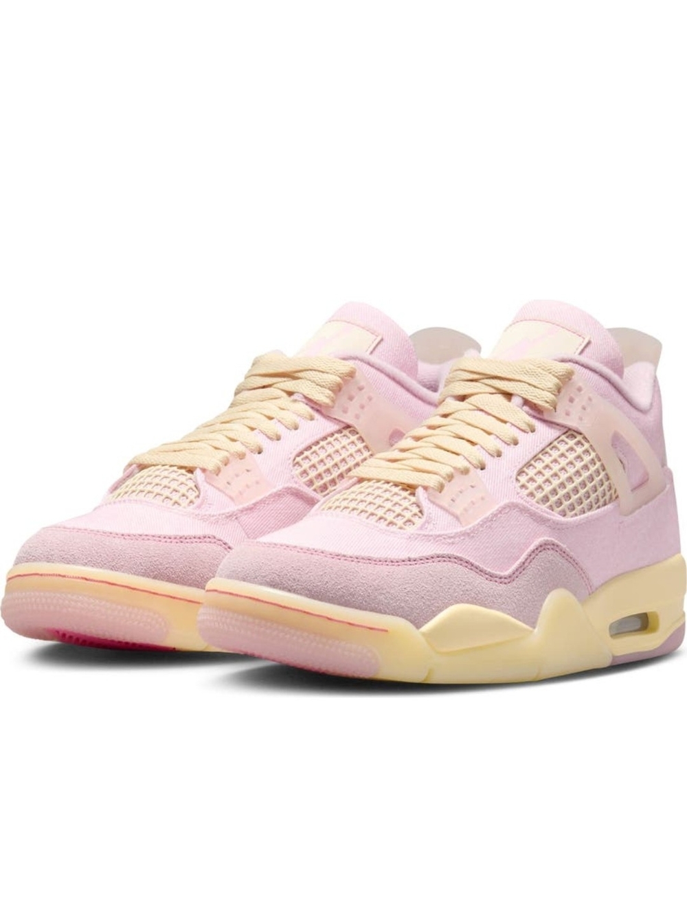 Air Jordan 4 Retro Women's Pearl Pinkand Iced Carmine' BasketballShoes